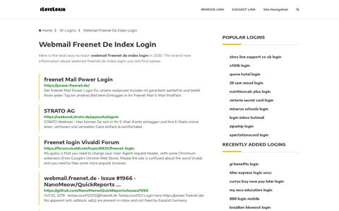 Webmail Freenet De Index Login ❤️ One Click Access - iLoveLogin