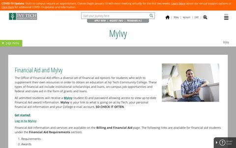 MyIvy - Ivy Tech Community College of Indiana