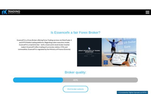 Essencefx | Forex Broker Review - FX Trading Revolution ...