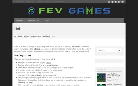 Fev Games Ingress Ingress Guide Concepts Link