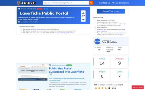 Laserfiche Public Portal