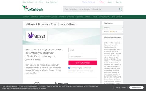 eFlorist Flowers Discount Offers & Cashback Deals ...