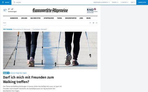 Start – HAZ – Hannoversche Allgemeine