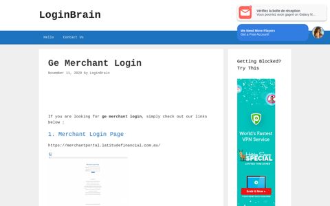 Ge Merchant Merchant Login Page - LoginBrain