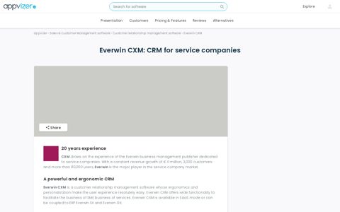 Review Everwin CXM: CRM for service companies - appvizer