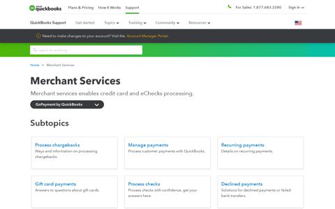 GoPayment by QuickBooks - Merchant Services