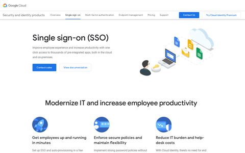 Single Sign-On | Cloud Identity | Google Cloud