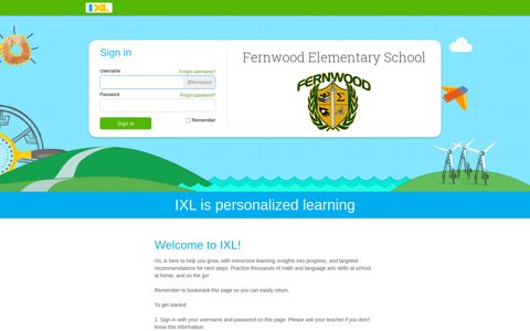 IXL - Fernwood Elementary School - IXL.com