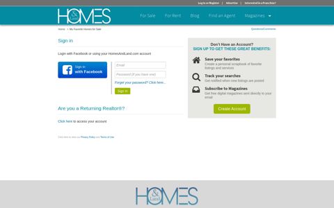 Homes & Land® - My Favorite Homes for Sale and Real ...