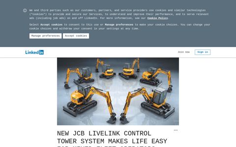NEW JCB LIVELINK CONTROL TOWER SYSTEM MAKES ...