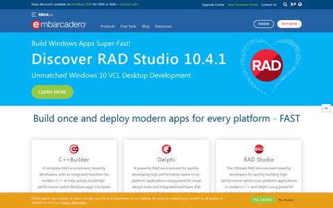 Embarcadero: Fast Cross-Platform App Development Software