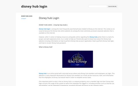 disney hub login - Google Sites