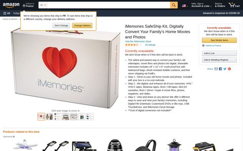 iMemories SafeShip Kit, Digitally Convert Your ... - Amazon.com