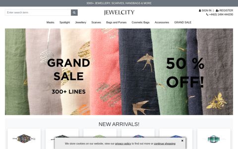Jewelcity: Wholesale scarves, fashion and jewellery
