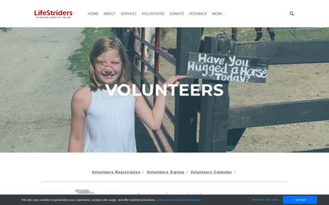 Volunteers - LifeStriders