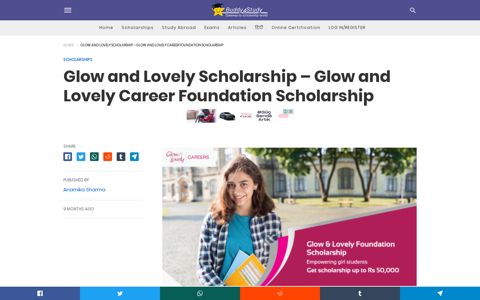 Glow and Lovely Scholarship 2020 - A Glow and Lovely ...