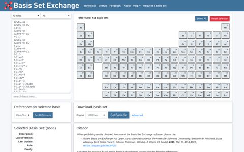 Basis Set Exchange (BSE)
