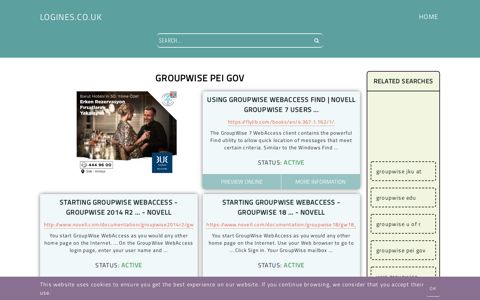 groupwise pei gov - General Information about Login