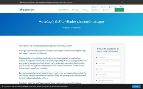 Hotelogix & SiteMinder channel manager integration ...