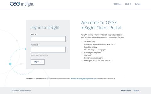 OSG InSight | Client Login Portal - OSG Billing Services