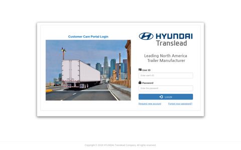 Hyundai Translead Warranty Login