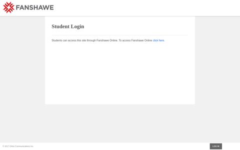 Login - Student - Fanshawe College Career and Co-op
