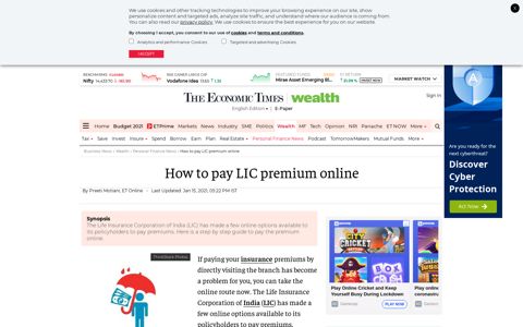 LIC premium payment online: How to pay LIC premium online