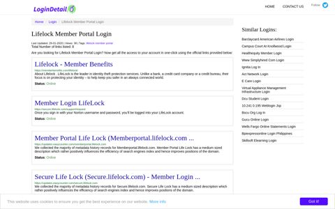 Lifelock Member Portal Login Lifelock - Member Benefits ...