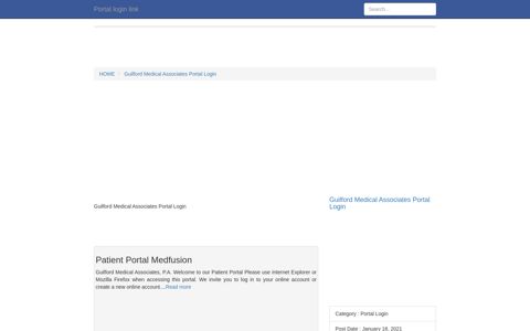 [LOGIN] Guilford Medical Associates Portal Login FULL Version HD ...