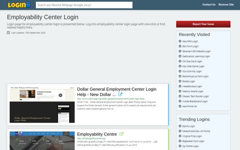 Employability Center Login - Loginii.com