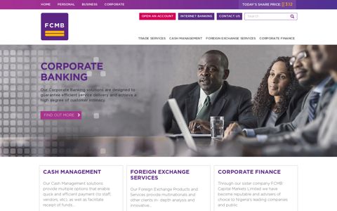 Corporate Banking | FCMB