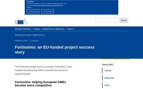 Fortissimo: an EU-funded project success story | Shaping ...
