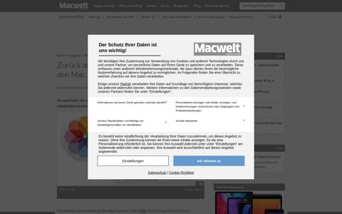 Zurück aus der iCloud-Fotomediathek auf den Mac - Macwelt