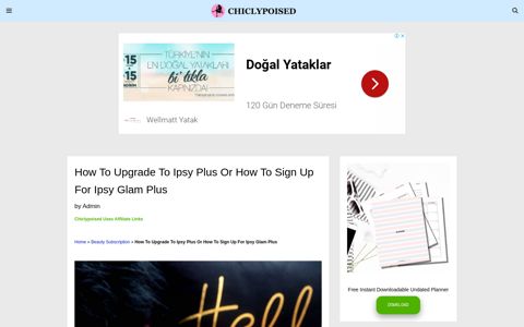 How To Upgrade To Ipsy Plus Or How To Sign Up For Ipsy ...