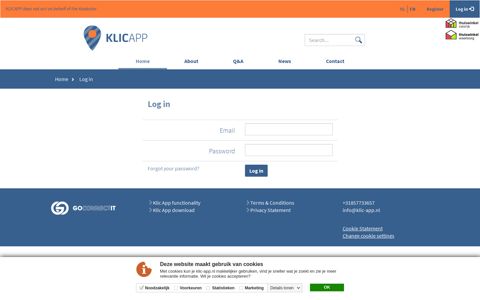 Log in - Klic App