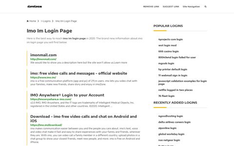 Imo Im Login Page ❤️ One Click Access - iLoveLogin