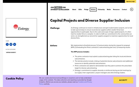 Capital Projects and Diverse Supplier Inclusion | CEO Action ...