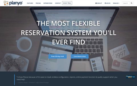 Online reservation system & booking software Planyo