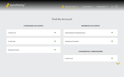 Find Account | Locate Your Consumer or Businsess Account ...