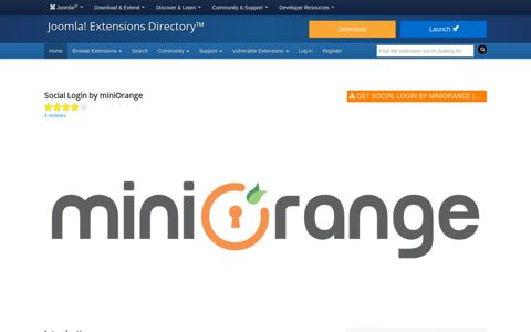 Social Login by miniOrange - Joomla! Extensions Directory