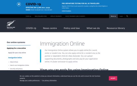 Immigration Online | Immigration New Zealand