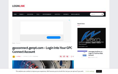 gpcconnect.genpt.com - Login Into Your GPC Connect ...