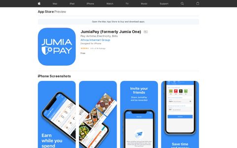‎JumiaPay (formerly Jumia One) on the App Store