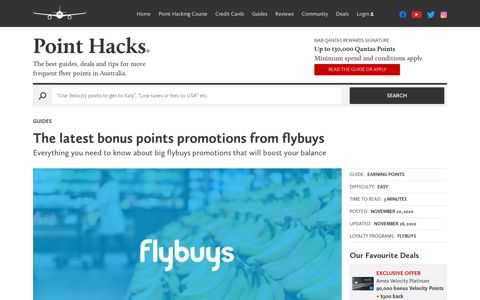 The Latest Bonus Points Promotions from flybuys - Point Hacks