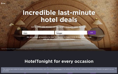 HotelTonight: Last Minute Hotel Deals at Great Hotels