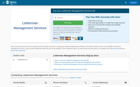 Lieberman Management Services | Pay Your Bill Online | doxo ...