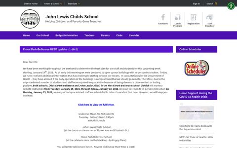 John Lewis Childs School / Homepage
