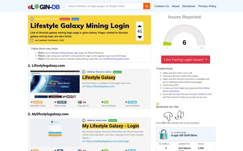Lifestyle Galaxy Mining Login