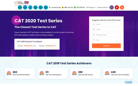 CAT Mock Test Series - Career Launcher