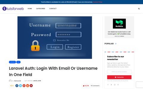 Laravel Auth: Login With Email Or Username In One Field ...